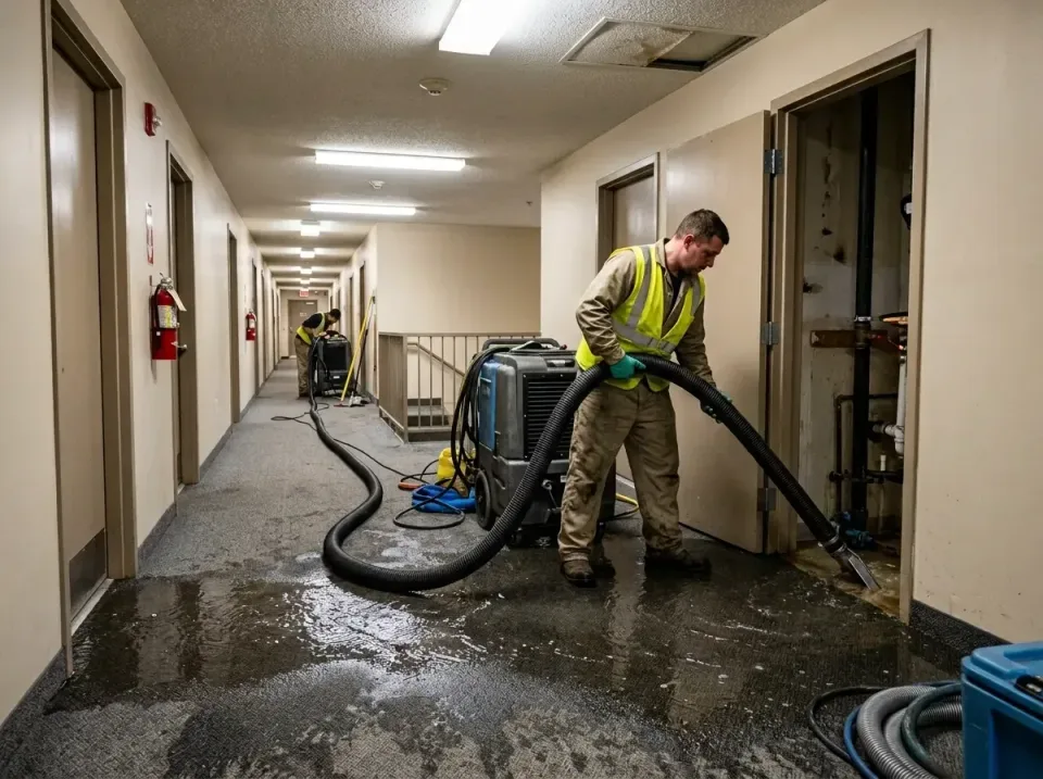 multi-unit-apartment-hallway-f-005 — frequently asked questions, Emergency Burst Pipe Water Extraction & Removal in Jenkinto…